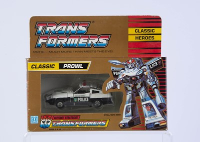 Lot 495 - Vintage Hasbro Transformers G1 Classic Heroes Autobot Prowl