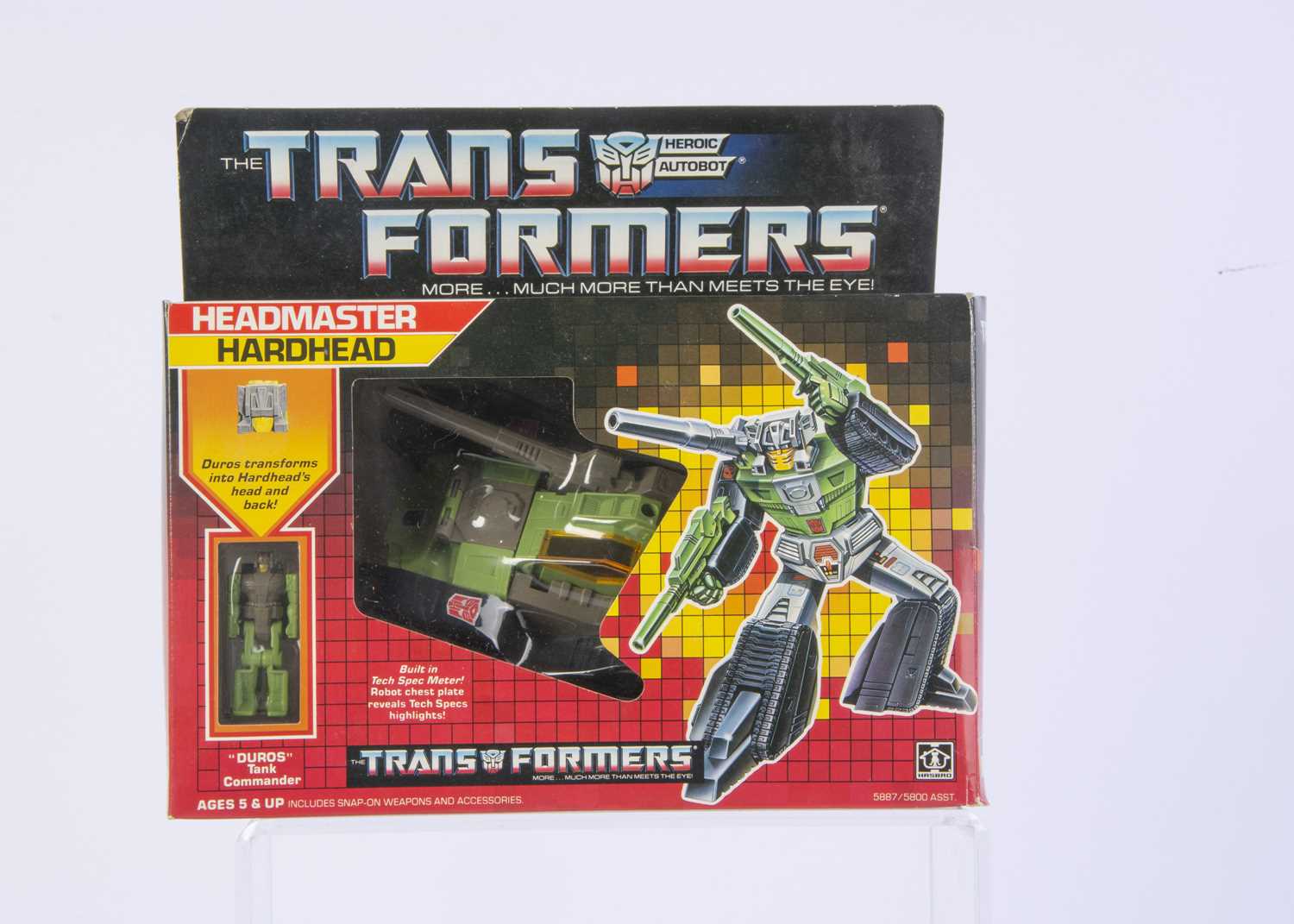 Transformers Retro Headmaster Hardhead Con Duros – Figura Moderna In Confezione G1 – Autobot Da Collezione - 3