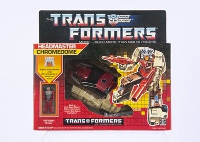 Lot 503 - Vintage Hasbro Transformers G1 Autobot Headmaster Chromedome