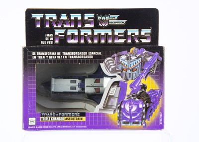 Lot 533 - Vintage IGA (Mexico) Transformers G1 Decepticon Triple Changer Astrotrain