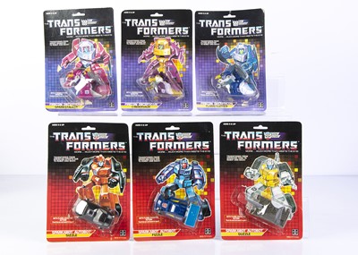 Lot 537 - Vintage Hasbro Transformers G1 Firecon Decepticons & Sparkabot Autobots