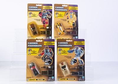 Lot 538 - Vintage Hasbro Transformers G1 Classic Stunticon Decepticons