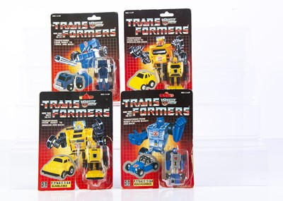 Lot 542 - Vintage Hasbro Transformers G1 Autobot Mini Vehicles