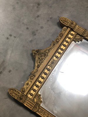 Lot 186 - A turn of the century gilt painted gesso mirrored sconce