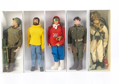 Lot 565 - Vintage Dressed Action Man Figures