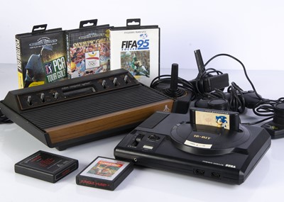 Lot 583 - Vintage Games Consoles