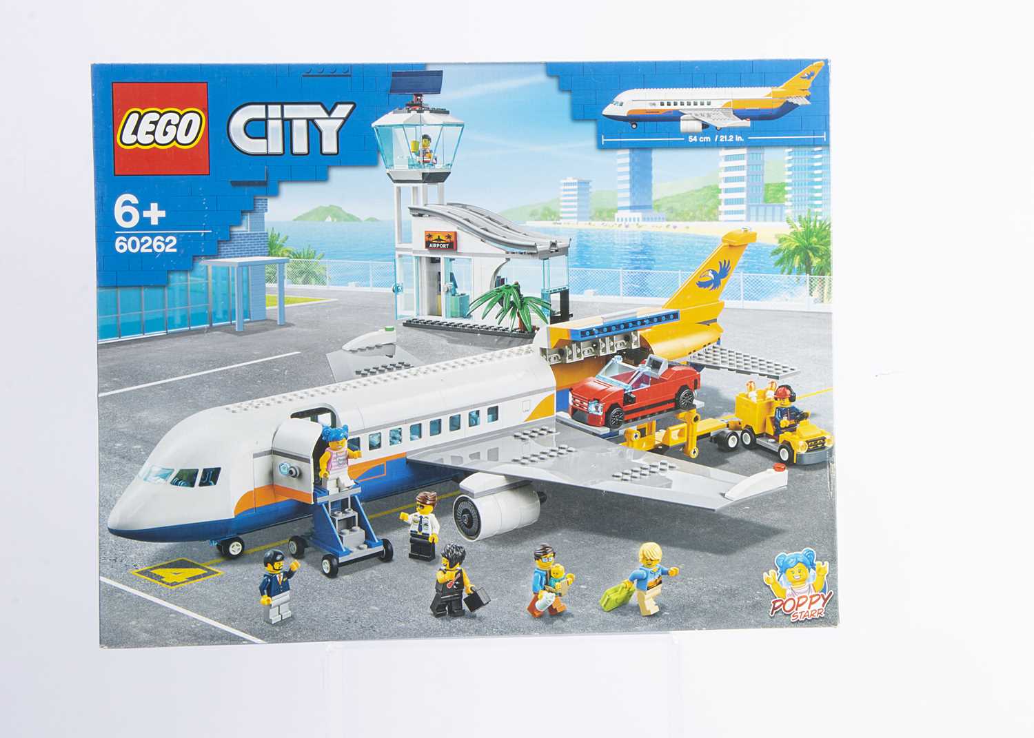 Lot 596 - Lego City 60262 Passenger Airplane,