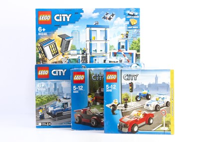 Lot 598 - Lego City Police Themed Sets