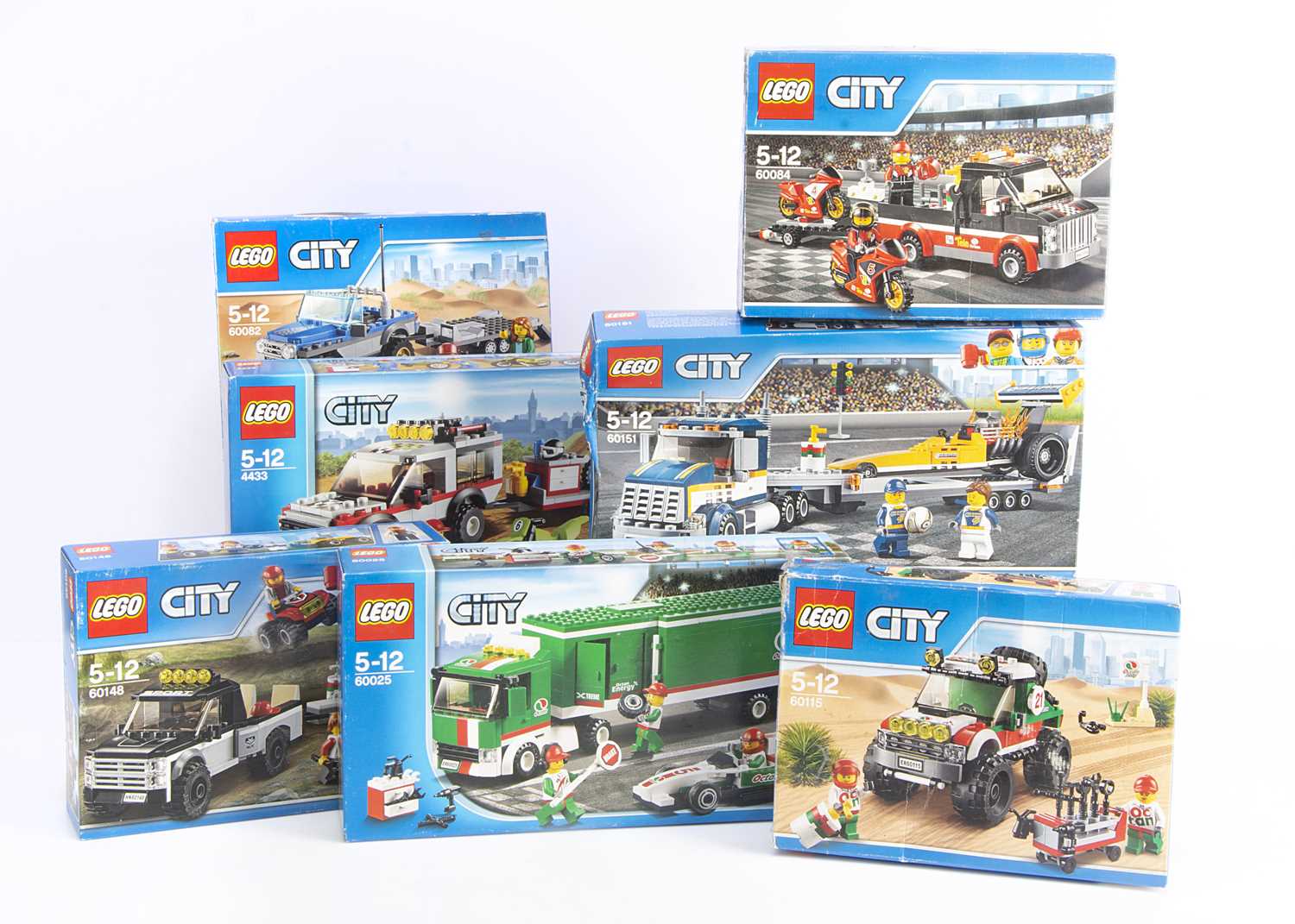 Lot 603 - Lego City Racing Themed Sets,