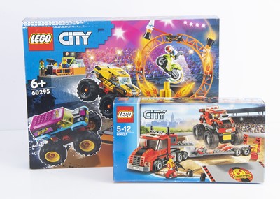 Lot 604 - Lego City Monster Truck Themed Sets