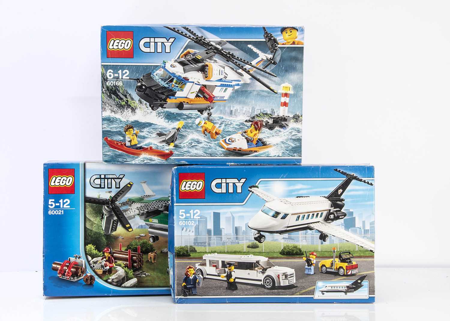 Lot 605 - Lego City Aircraft Themed Sets