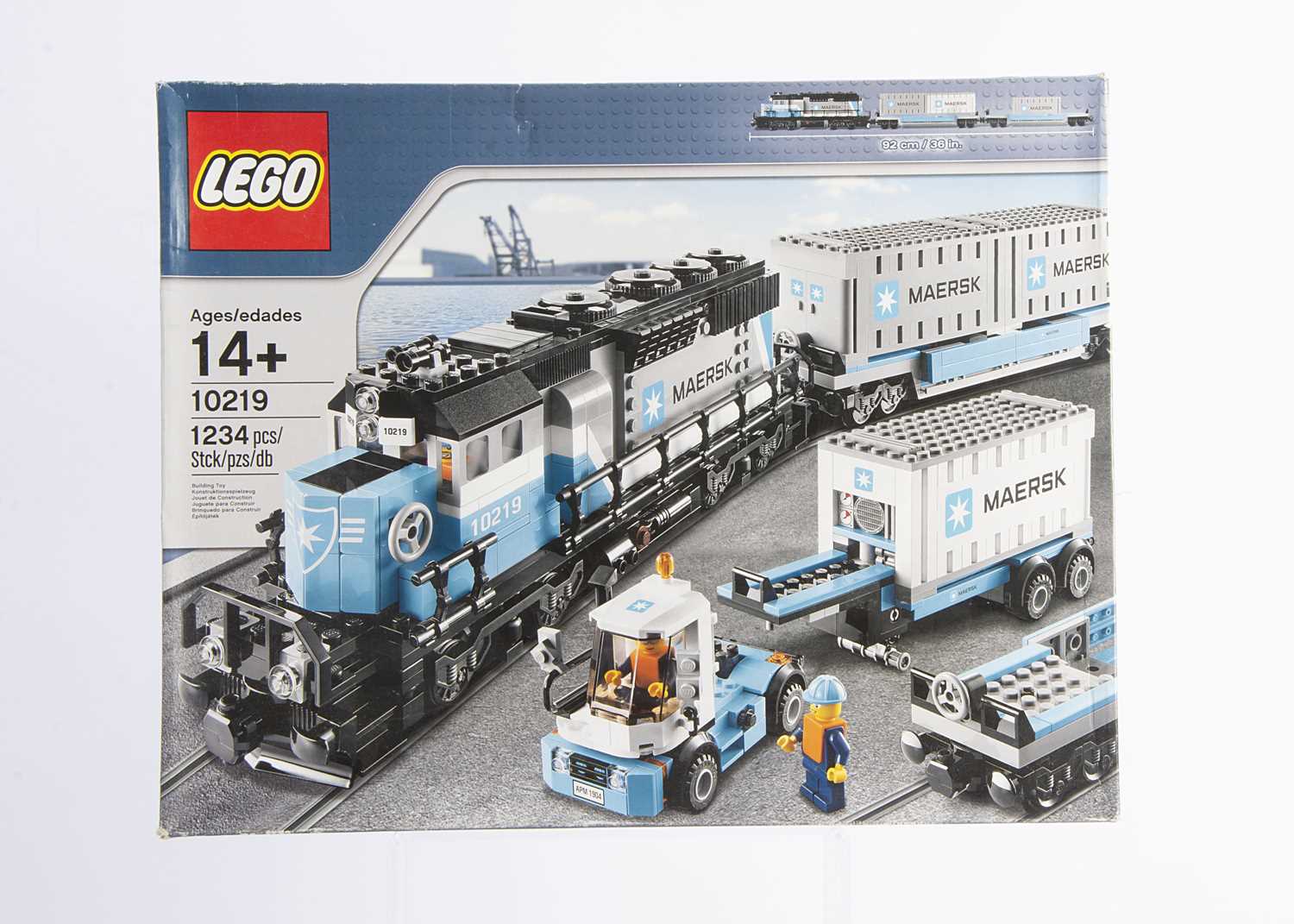 Lot 607 - Lego Advanced Models 10219 Maersk Train