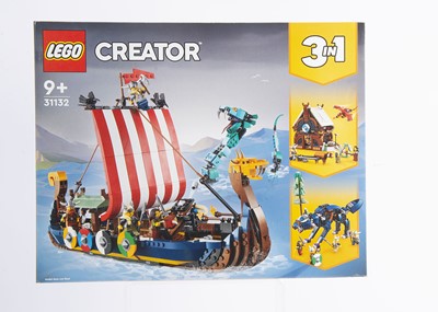 Lot 609 - Lego Creator 31132 Viking Ship and the Midgard Serpent