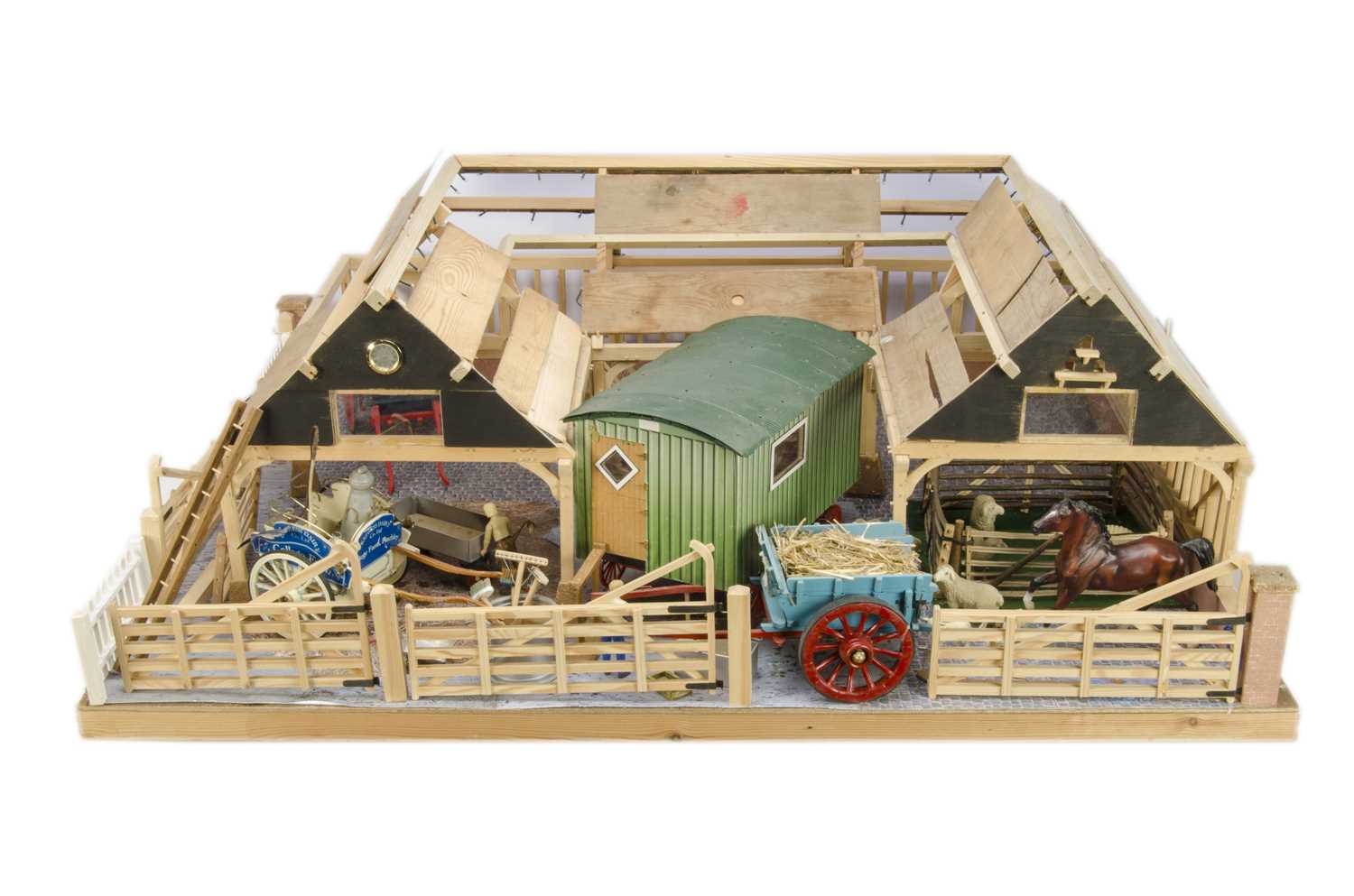 Lot 669 - A large wood construction scratch built
