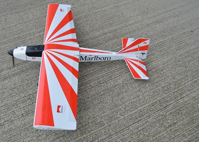 Lot 672 - A Radio Controlled kit built Marlborough Racing/Stunt  Monoplane