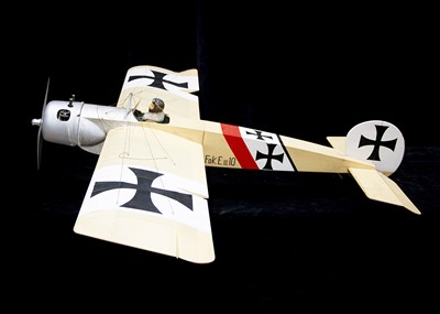 Lot 673 - A Radio Controlled kit built Fokker  Monoplane