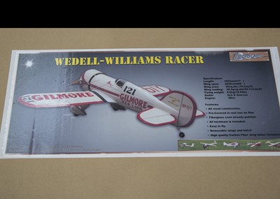 Lot 676 - An unmade ECOM-RC Weddell-Williams Racer L model Aircraft kit.
