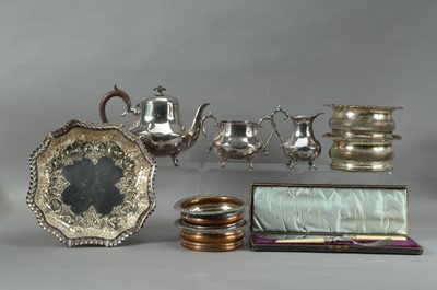 Lot 198 - Victorian and later silver plated ware