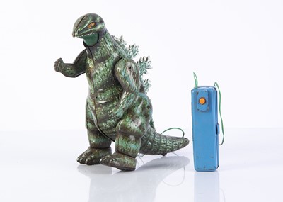 Lot 702 - A Bullmark Tinplate Remote Control Godzilla