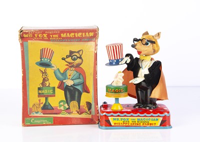 Lot 710 - A Yonezawa (Japan) Battery-Operated Mr. Fox The Magician