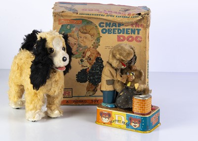 Lot 719 - A Nomura (Japan) Battery-Operated Chap The Obedient Dog