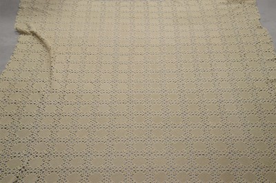 Lot 253 - A large Cypriot crochet table cloth