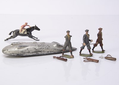 Lot 732 - Britains sport-related items comprising John Cobb's Railton Wonder - incomplete