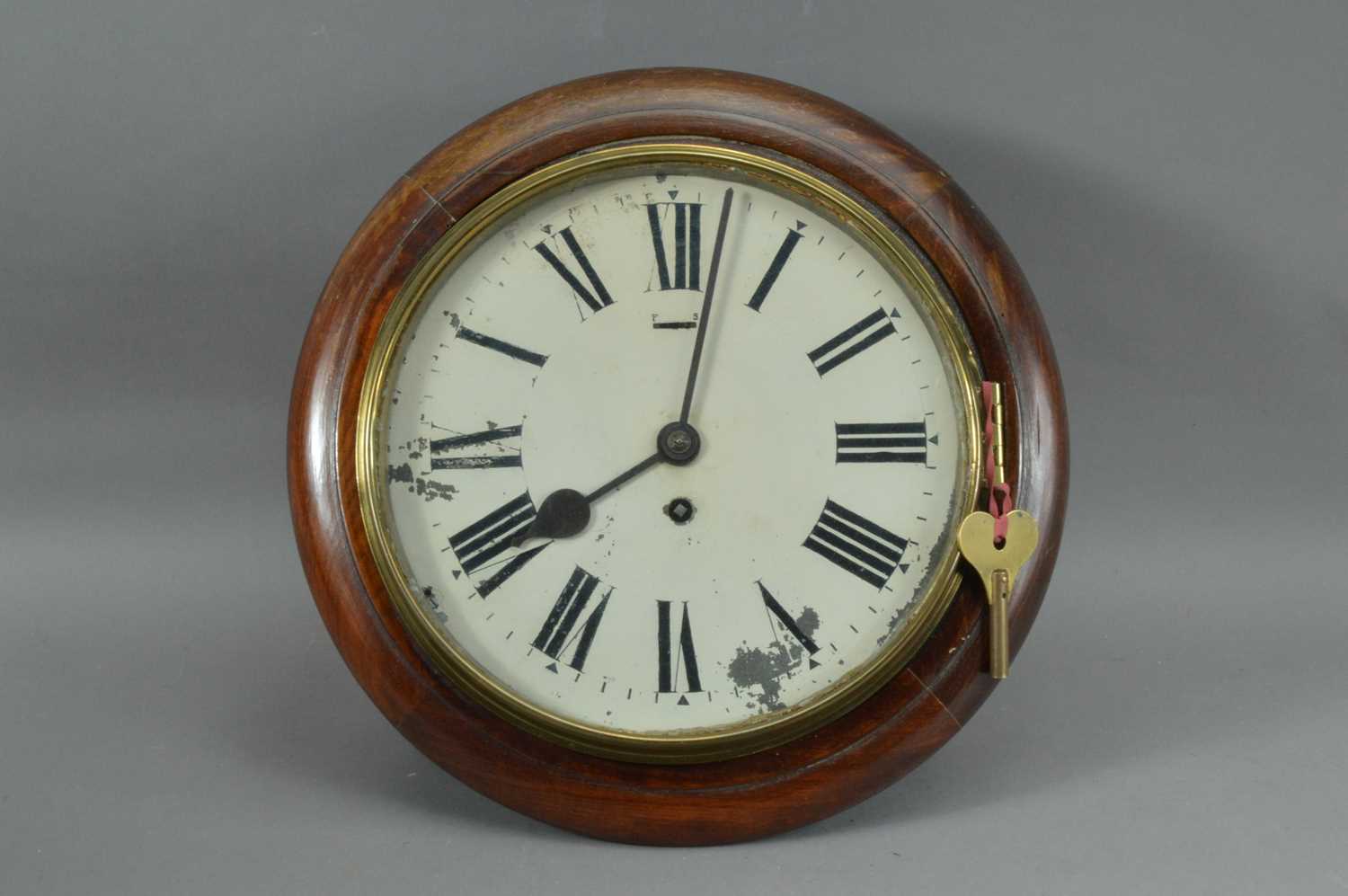 Lot 202 - Victorian Dial Clock,