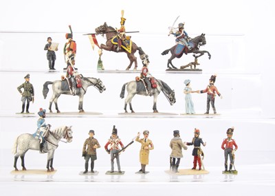 Lot 766 - Connoisseur painted white metal figures by various makers including Charles Stadden and Rose Miniatures and others