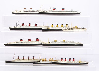 Lot 802 - Eight Mercator & Two Tri-ang Waterline Models