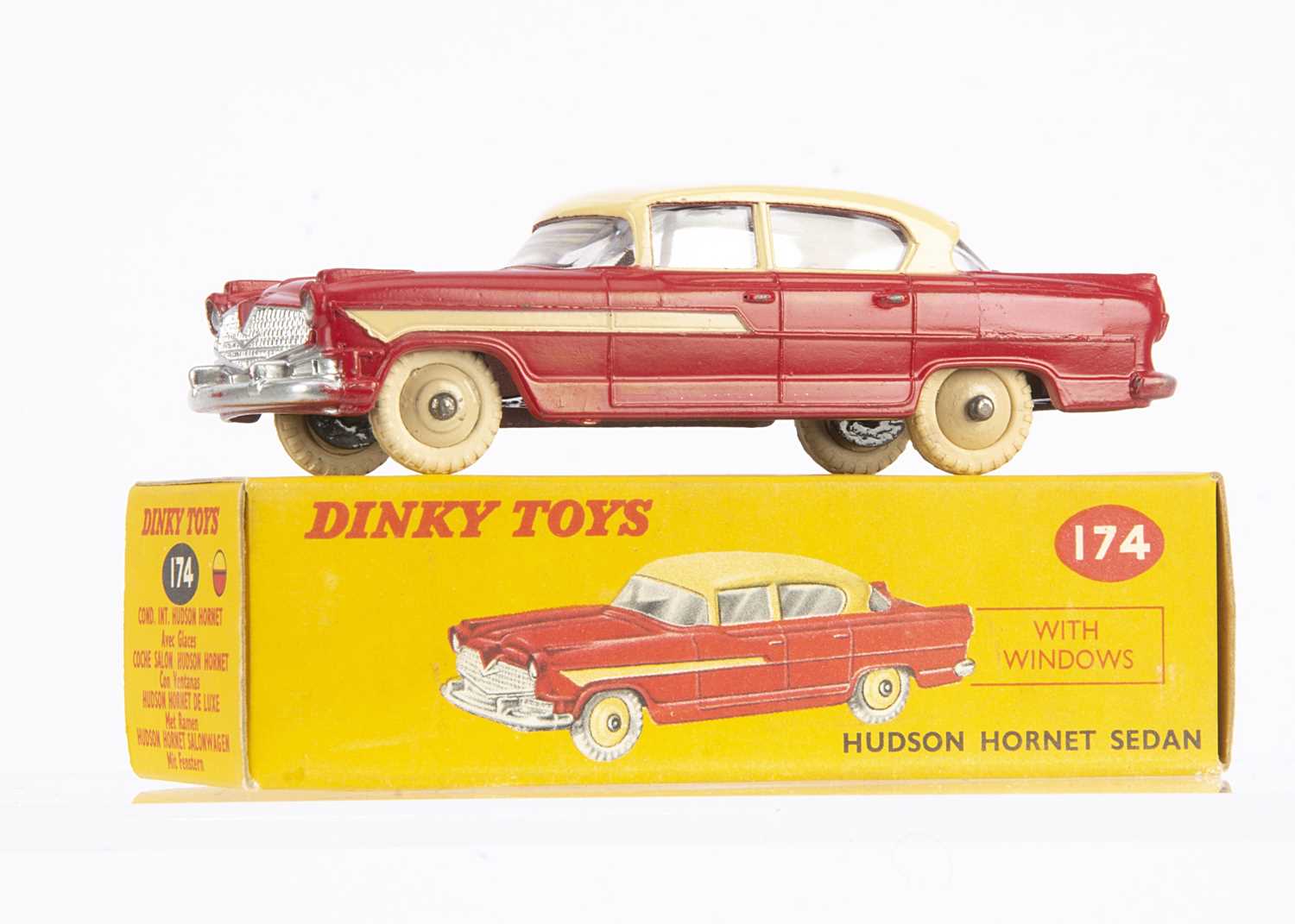 Lot 93 - A Dinky Toys 174 Hudson Hornet Sedan