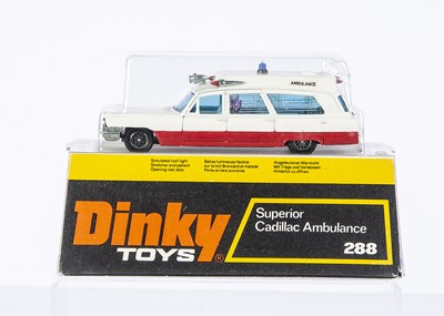 Lot 113 - A Dinky Toys 288 Superior Cadillac Ambulance
