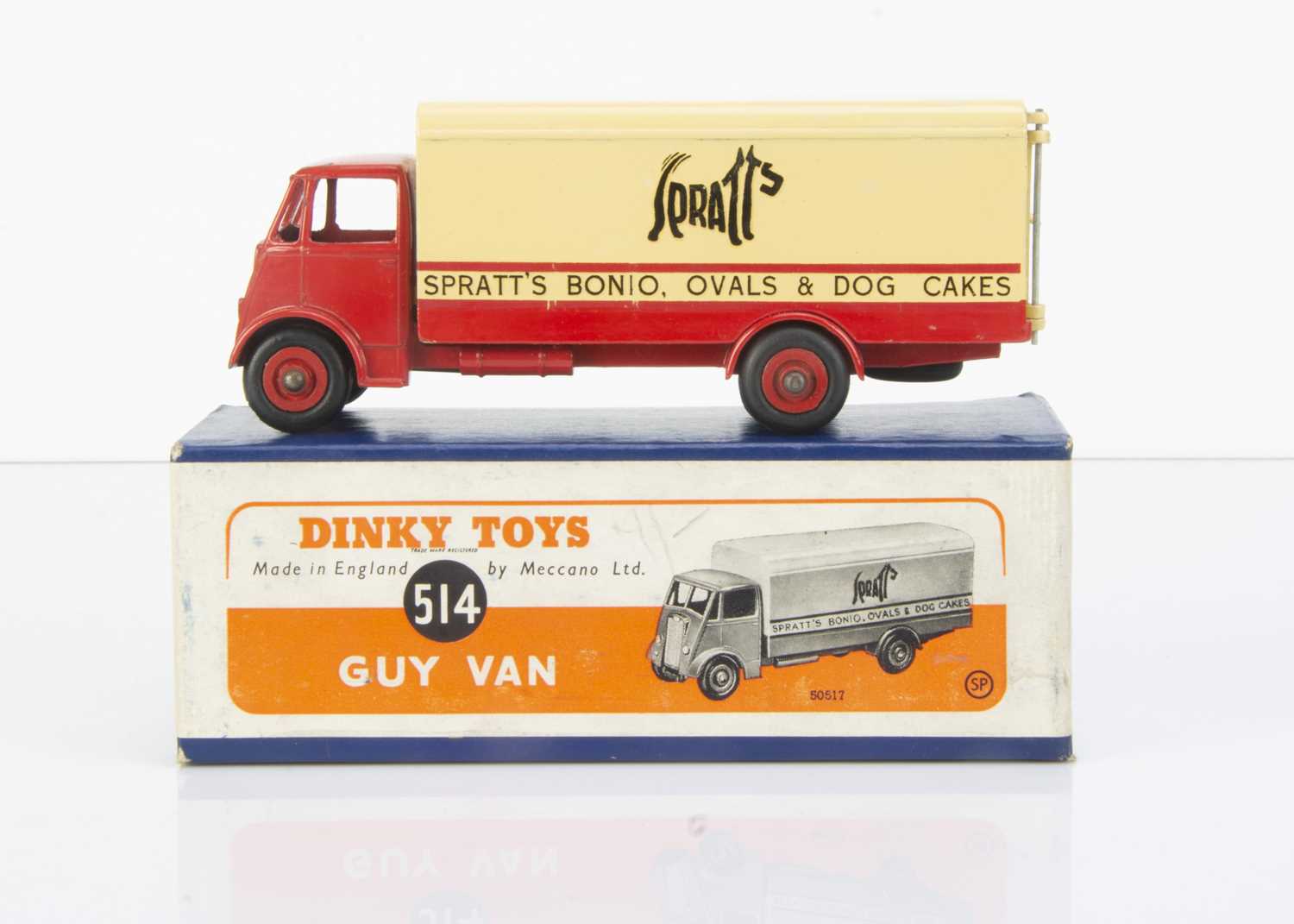 Lot 124 - A Dinky Toys 514 Guy 'Spratt's' Van