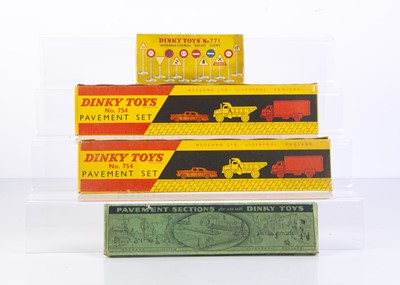 Lot 140 - Dinky Toys Road Signs & Pavement Sets