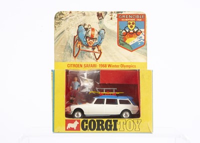 Lot 195 - A Corgi Toys 499 Citroen Safari 1968 Winter Olympics