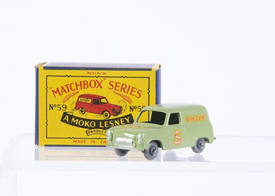 Lot 280 - A Matchbox Lesney 1-75 Series 59a Ford Thames 'Singer' Van