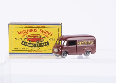 Lot 282 - A Matchbox Lesney 1-75 Series 69a Commer 'Nestles' Van