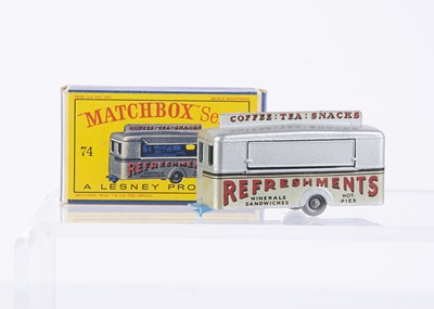 Lot 283 - A Matchbox Lesney 1-75 Series 74a Mobile Refreshments Canteen
