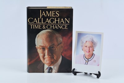 Lot 9 - A signed first edition Time and Change by James Callaghan