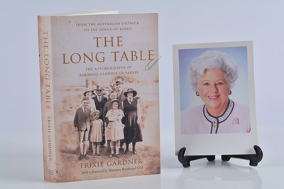 Lot 12 - A paperback signed first edition The Long Table