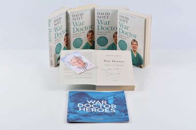 Lot 28 - Five paperback editions of David Nott's War Doctor