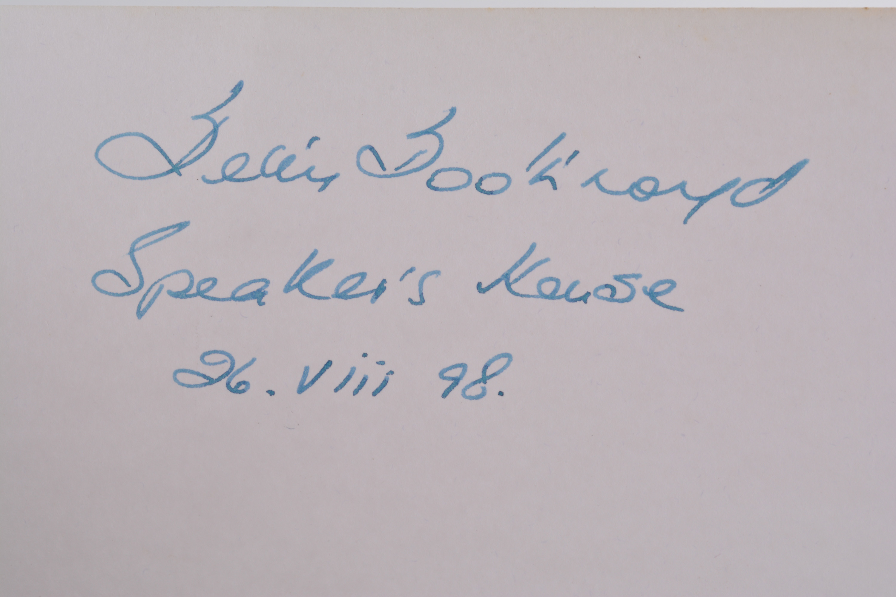 Lot 35 Madam Speaker Betty Boothroyd the New Oxford