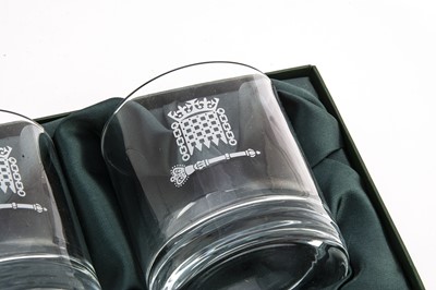 Lot 39 - A pair of House of Commons Speakers whisky tumblers