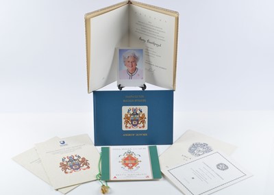 Lot 65 - Betty Boothroyd's Doctor of Laws Degree
