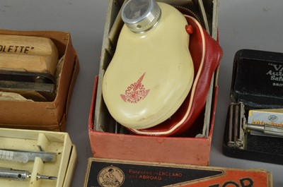 Lot 227 - An assorted collection of razors and other shaving accessories