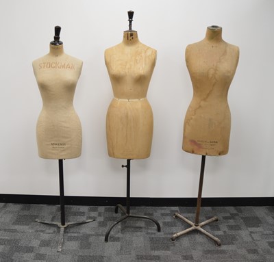 Lot 256 - Three ladies 20th century mannequins