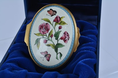 Lot 89 - A collection of enamel boxes