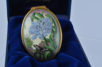 Lot 89 - A collection of enamel boxes