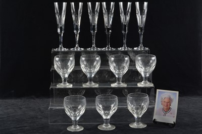 Lot 100 - A part suite of Royal Brierley cut glass ware