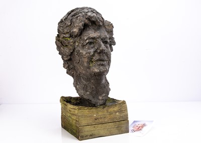 Lot 107 - Frances Segelman (b 1949-) resin bust of Baroness Betty Boothroyd